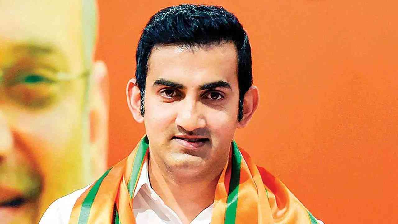 Former cricketer and BJP MP Gautam Gambhir